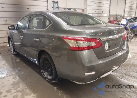 2015 Nissan Sentra S from USA, damaged, VIN 3N1AB7AP2FY344868
